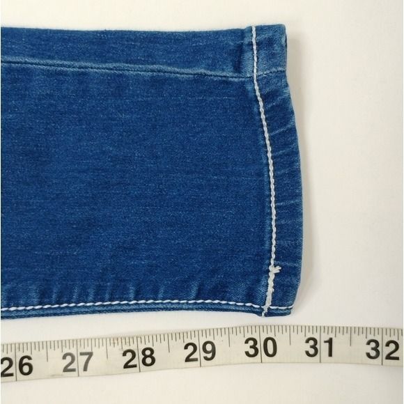 VIP Skinny Jeans Embroidered Functional back Pockets size 5/6 - Picture 8 of 12